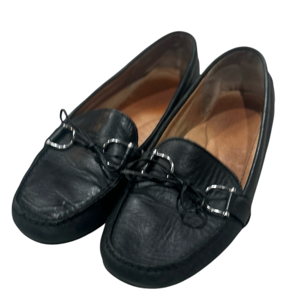 Ralph Lauren Briley Soft Black Loafer Size 9.5 Preppy Comfort Old Money